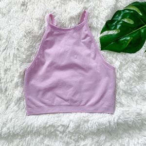 Forever 21 Lilac Colored Workout Crop Top |Size M